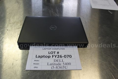 Lot of (133) Dell Latitude 5400 i5-8365U DDR4 16gb Laptops