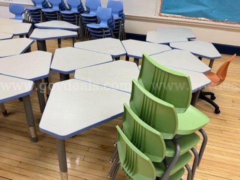 Classroom Style Tables/Desks and Chairs