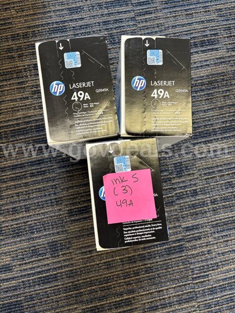 HP 49A-set of 3 black (INK-5)