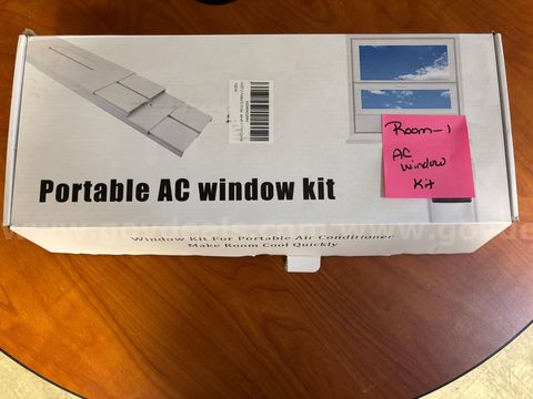 Portable Ac Window Kit (Item Room-1)