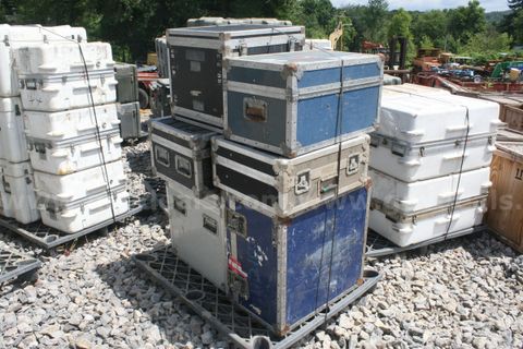 Lot of 6 US Military Band Music Equipment Cases