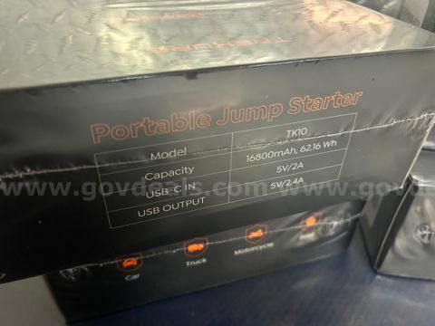Free Shipping - Brand New Portable Car Battery Jump Starter 3500A 16800mAh Jump Box