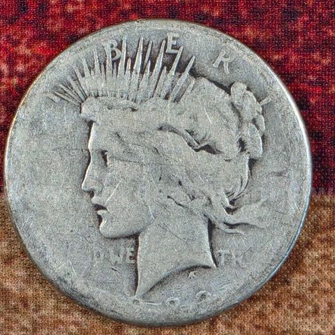 Silver Peace Dollar 1922