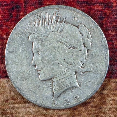 Silver Peace Dollar 1922-D