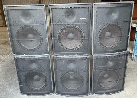 Lot of 6 Speakers