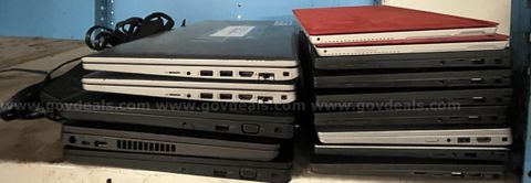 Lot of 12 Dell Laptops and 2 Microsoft Surface Pro