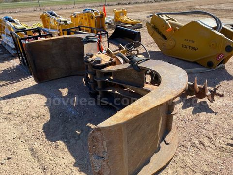 Robo excavator Pulpwood Grapple log Loader Mover