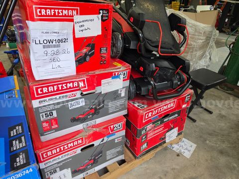 Lot of 6 Craftsman Battery powered Lawn Mowers