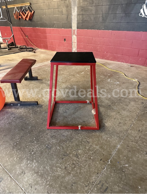 Red Box Jump Plyo