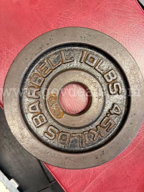 Lot Of (22) 10 Lbs Iron Weights