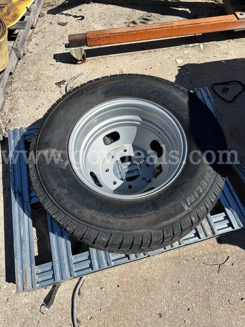 Brand New Ford F-350 DRW Steel Wheel and LT245/75R17 Michelin Tire, 8x200-Will Ship