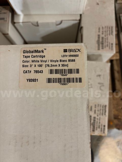 Assorted Lot of Tape for Brady Printers