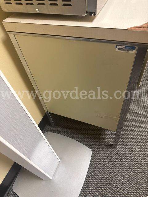 Multi-Drawer Metal Office Storage Credenza – Beige - Lot of 2
