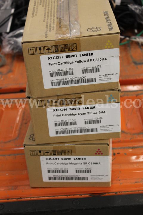 Lot of three Rico savin Lanier