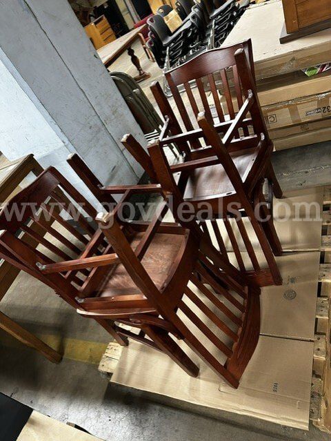 Lot of Four (4) Wooden Chairs
