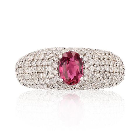 RUBY and DIAMOND RING
