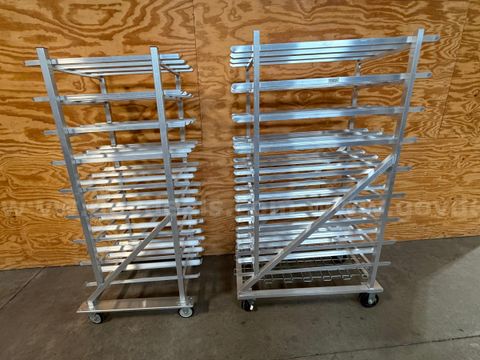 Newage Mobile Can Racks (Lot of 2)