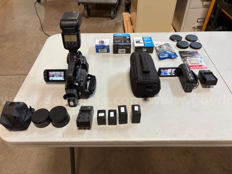 Canon and Sony Video Cameras and Accessories