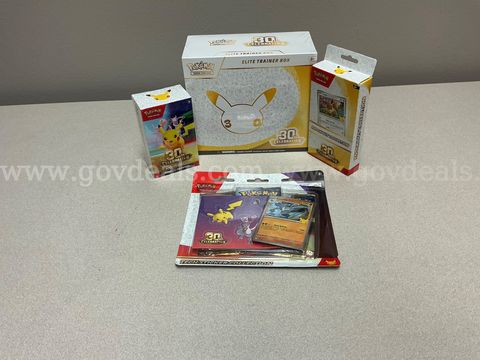 Pokemon 30th Celebration Elite Trainer Box ,Knockout Collection ,Booster Bundle Pokemon Tech Sticker Collection