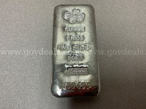 Pamp Suisse 1 Kilo Fine Silver .999 Cast Bar