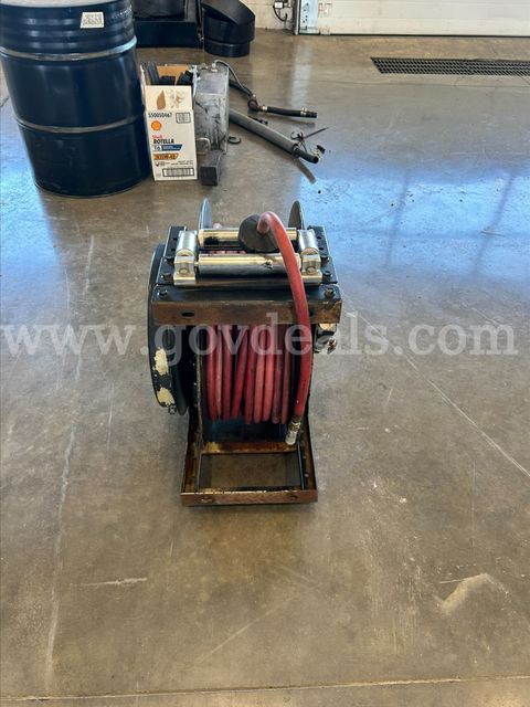 Air Compressor with Hose Reel and Fuel tank