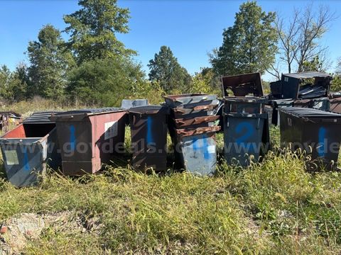 Set of 10 - 1 yard Dumpsters