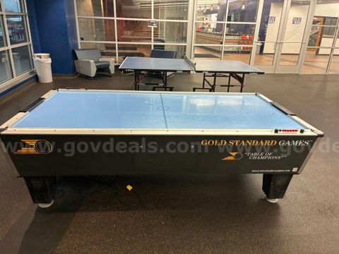 Gold Standard Games Air Hockey Table
