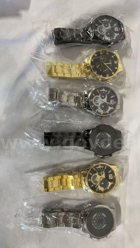 SHIPPING AVAILABLE 6pcs Assorted Men Stainless Steel Quartz Watch Lot Roman Diamond Sports Chronograph Business(W1-015)