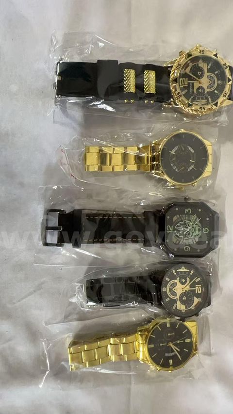 SHIPPING AVAILABLE 5pcs Assorted Men Stainless Steel watches with different colorways and straps, Business(W1-025)