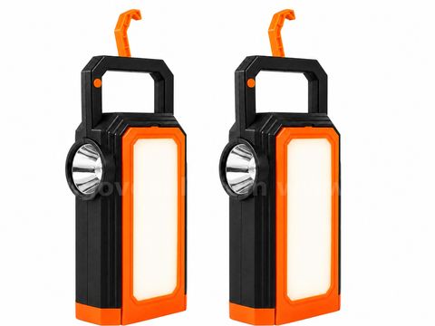 SHIPPING AVAILABLE 2pcs Solar Camping Lantern, Portable LED Work Light, Rechargeable Emergency Handheld(B3-01)