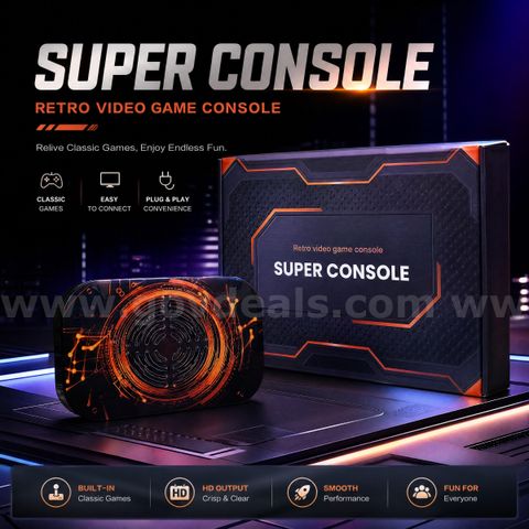 SHIPPING AVAILABLE Kinhank Super Console Retro Game Console 4K TV Box Emulator (B-111)