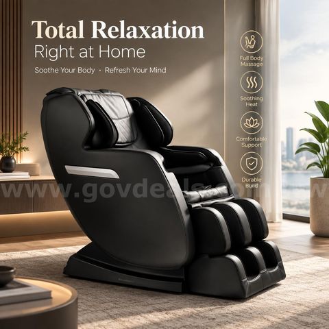 (CA) Local Pick-Up Only OOTORI N800 Zero Gravity Full Body Shiatsu Massage Chair with Bluetooth (N800)