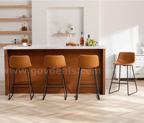 SHIPPING AVAILABLE Counter Height Bar Stools Set of 3 Modern Counter Stools with Backs(AA2-24)