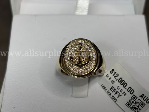 ANCHOR RING (Marked: EFFY 14K)