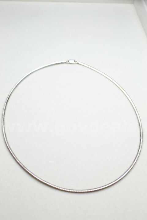 Italian Sterling Silver Snake Chain Necklace