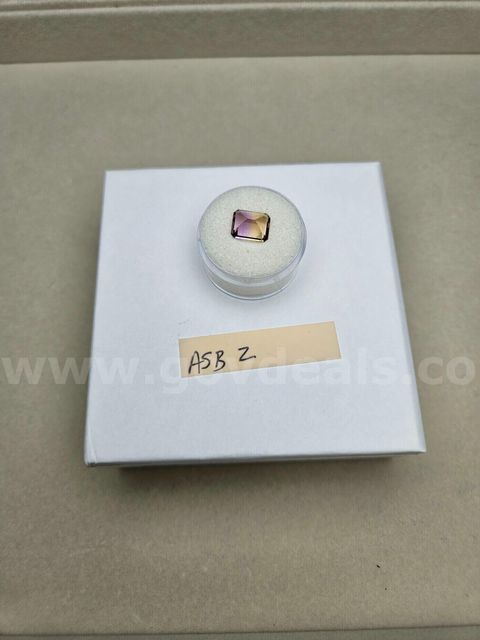 Natural AAA+ Anahí Ametrine Emerald Cut Loose Gemstone - 3.1 Carats - Bolivia