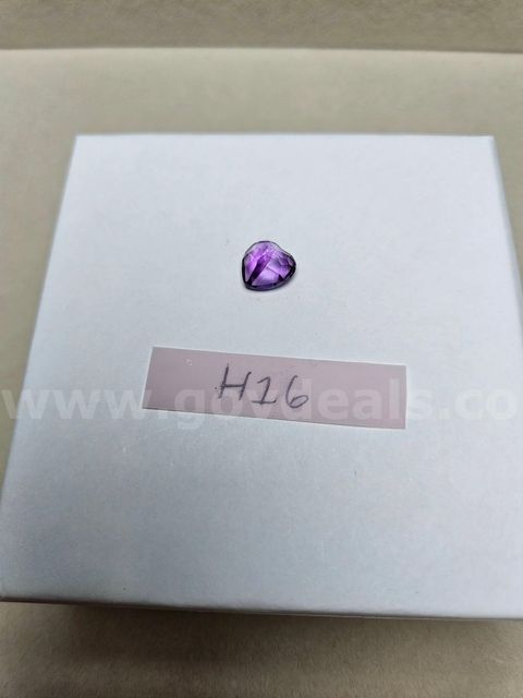 Natural Brazil Heart Cut AAA Amethyst - 3.4 Total Carats
