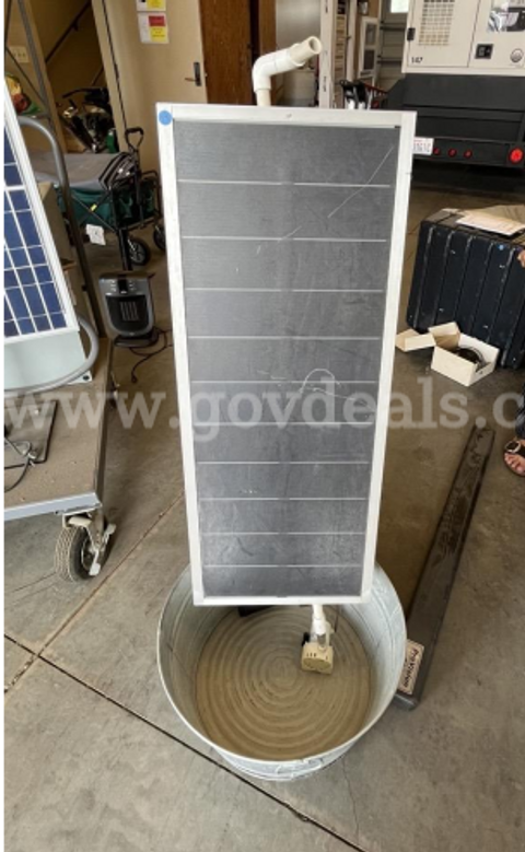 Solar Water Fountain Display