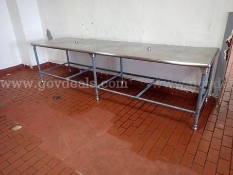 12 Ft. Stainless Steel Work Table