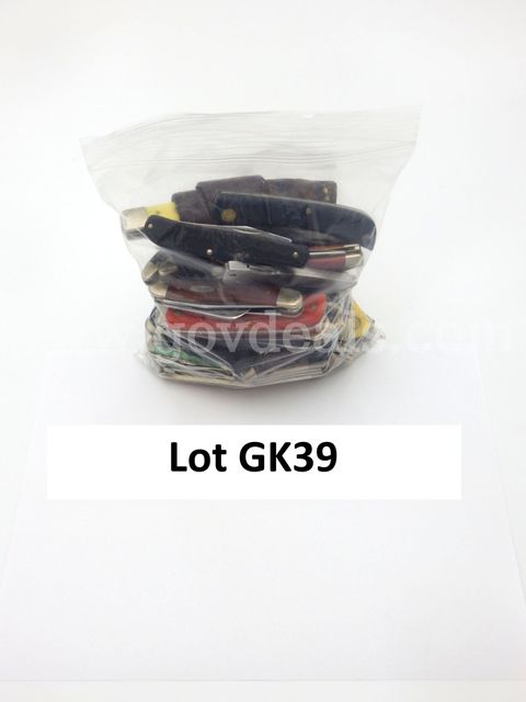 Lot GK39 (1) Bag of (40) Case Knives