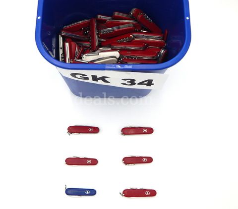 Lot GK34 (1) Bin of Victorinox Knives