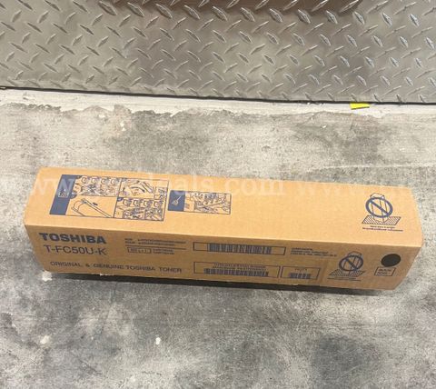 Brand New Open Box - Toshiba Original & Genuine T-FC50U-K Black Toner