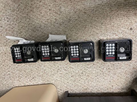 Lot of Four (4) Knox Box Sentralok-A Boxes