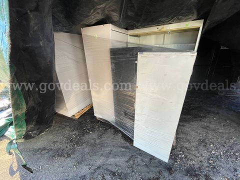 Lot of 11 Metal File Cabinets various conditions