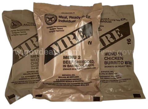 1 Pallet with 576 MRE Meals located in Galesburg, IL