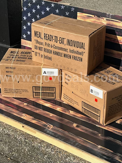 1 Pallet with 576 MRE Meals located in Allentown, PA