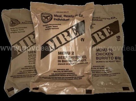 1 Pallet with 576 MRE Meals located in Kalama, WA