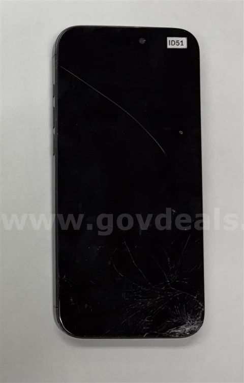 Apple iPhone 16 Pro Max Black Titanium 256GB – iCloud Locked – Grade D – 100% Battery – Parts Only