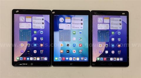 Lot of 3 Apple iPad 7th and 8th Generation Tablets – Reset & Activated – Ready for Use