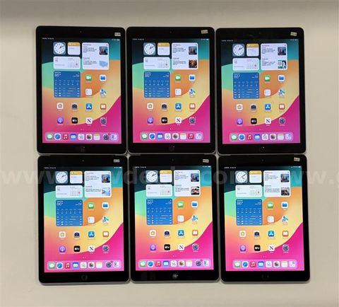 Lot of (6) Apple iPad 6th Generation Space Gray Tablets – 32GB & 128GB – Grades A-B – Reset and Activated
